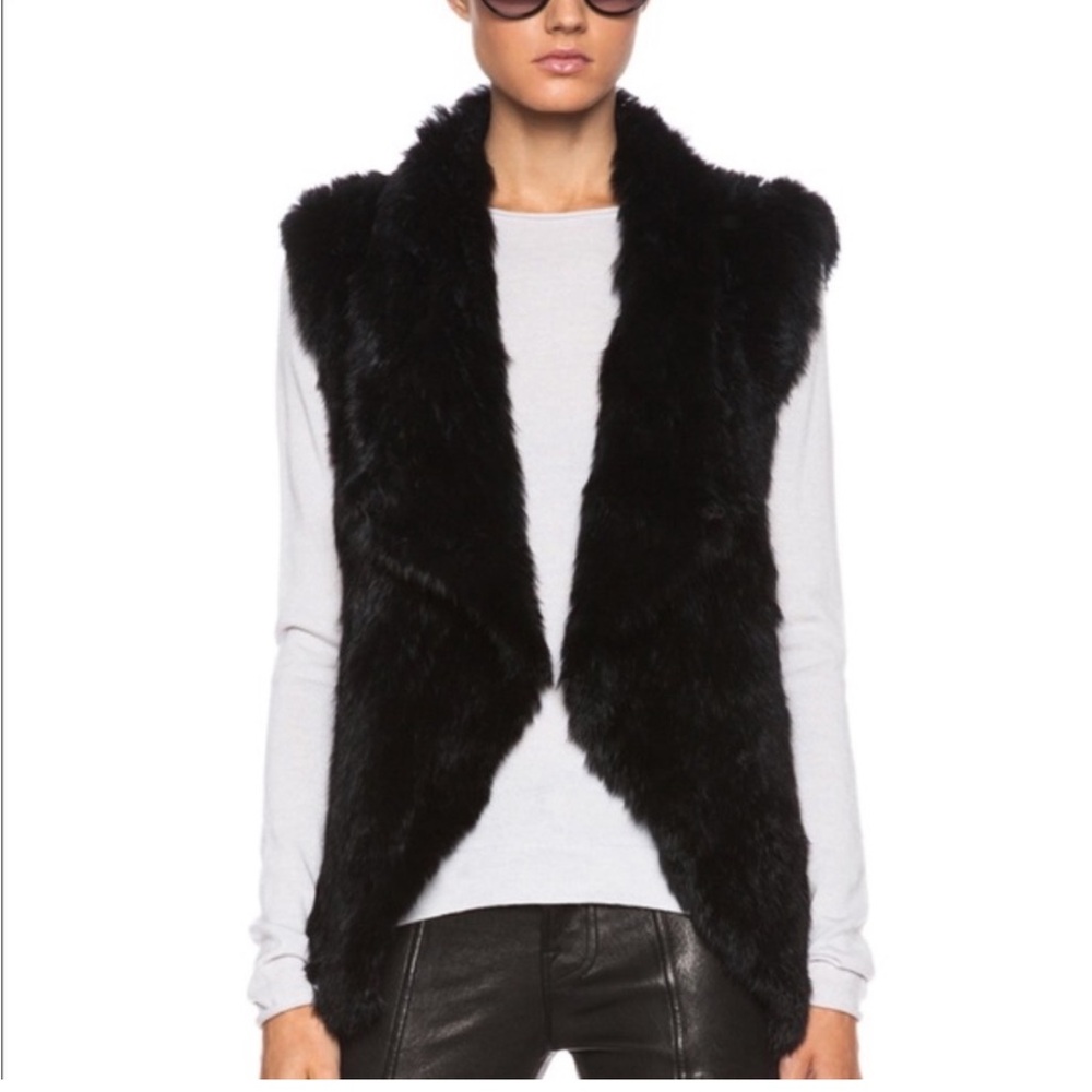 NICHOLAS Knitted Fur Vest